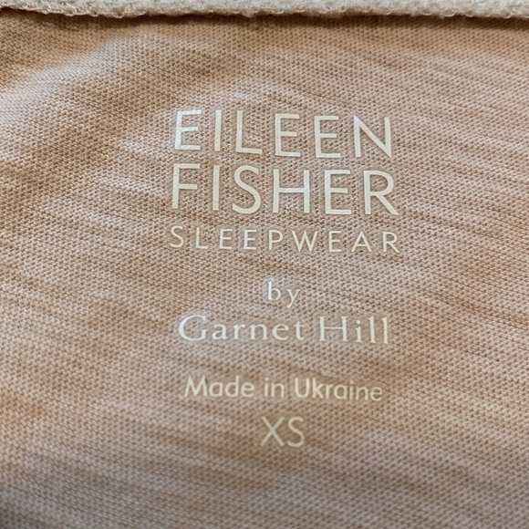 Eileen Fisher Sleepwear for Garnet Hill Nightgown and Matching Hooded Robe - Picture 11 of 16